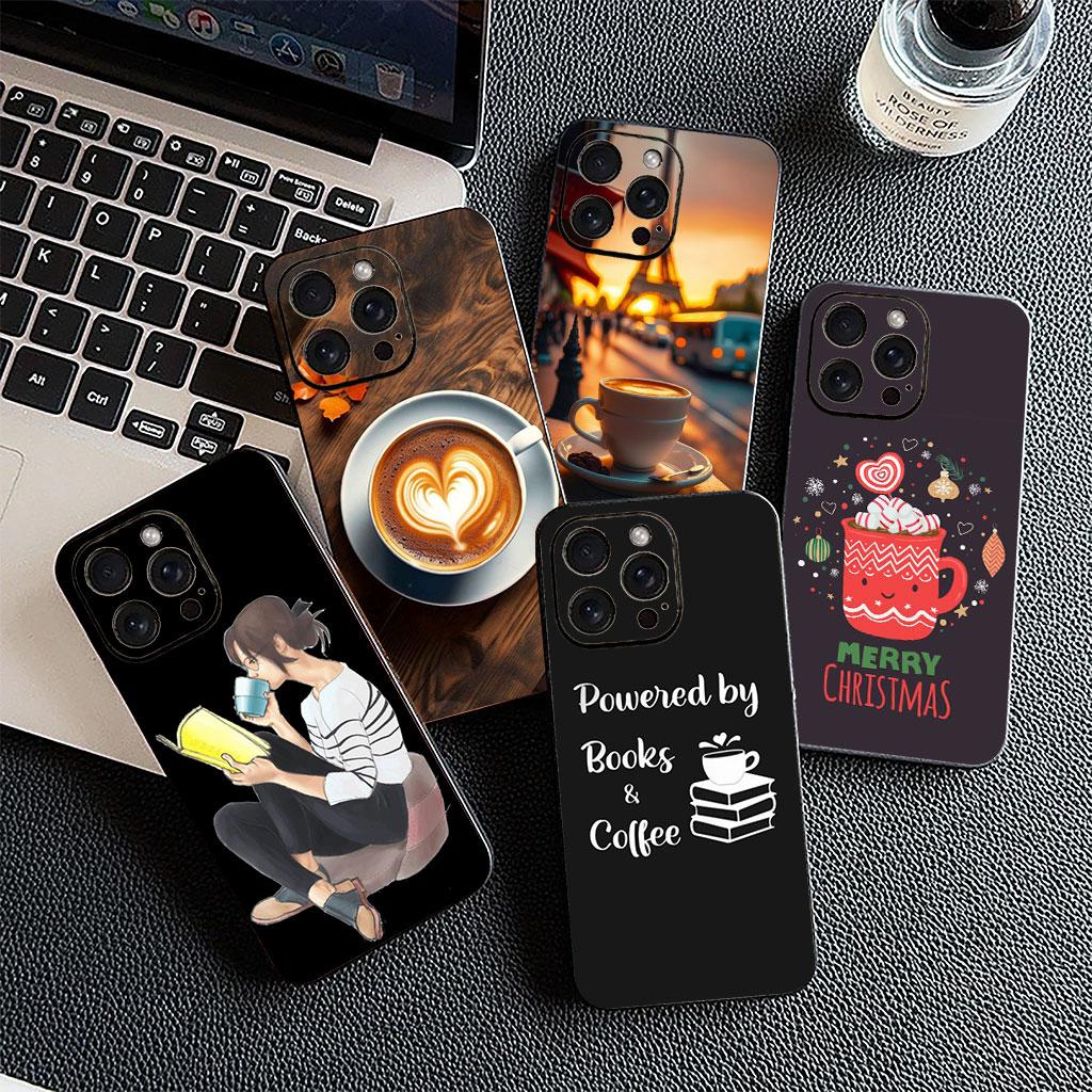 OK But First Coffee Book Christmas Phone Cover for Xiaomi Redmi Note 12 10 11 9 8 Pro 10C 12C 9T 9A Note11 Note12 5G 4G Case