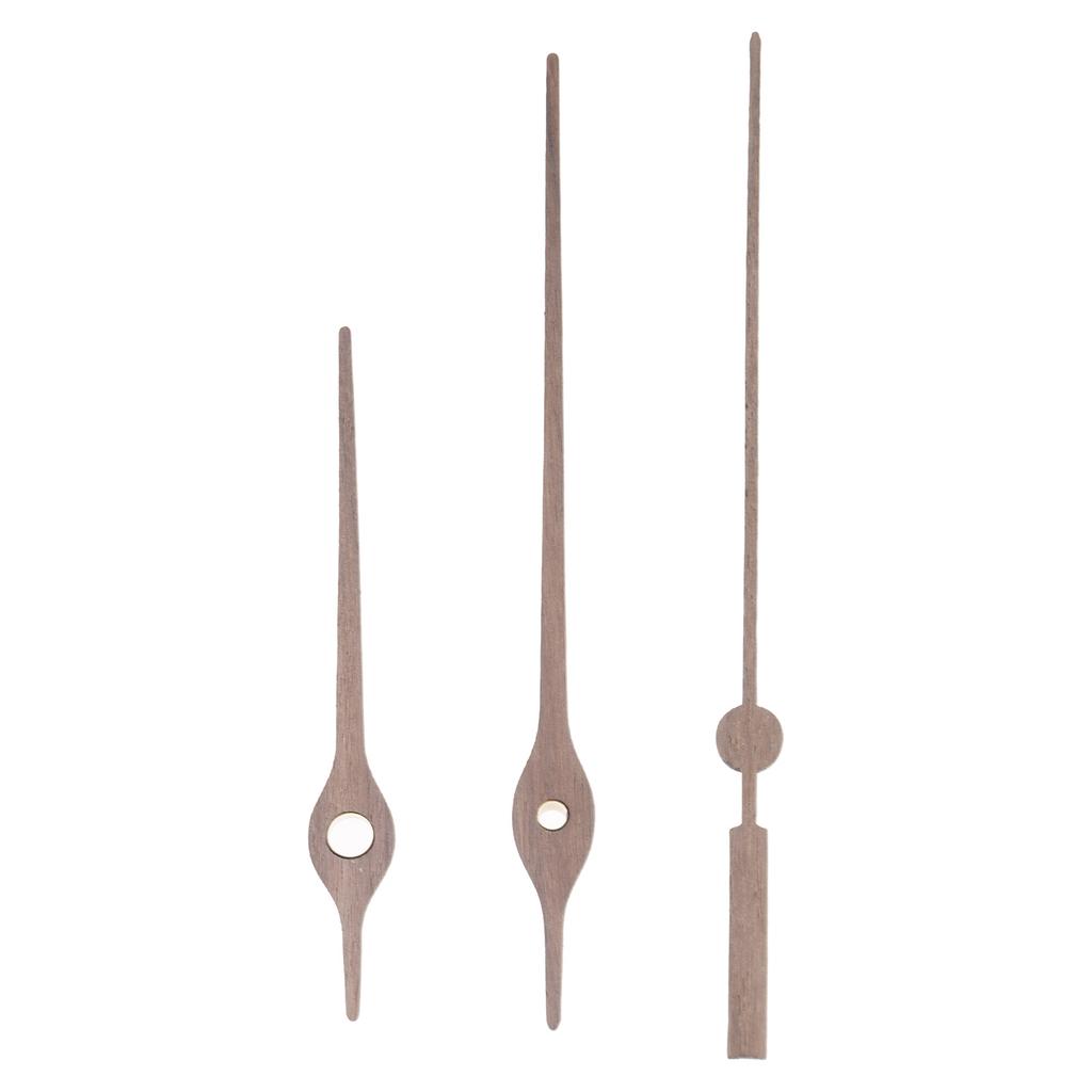 Часовой механизм с деревянными стрелками, супер тихий ход часов, работающий от батареек, комплекты для замены запасных частей для часов