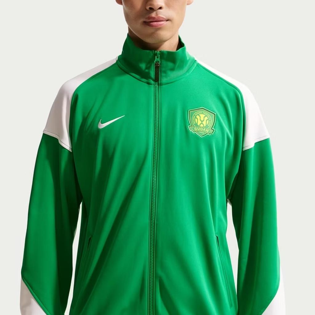 Nike Dri-Fit Academy SS26 Pro Anthem Сезон 2026 Футбольный клуб Beijing Guoan Флисовая Быстросохнущая Куртка на молнии с воротником-стойкой с длинным рукавом IQ0474-310