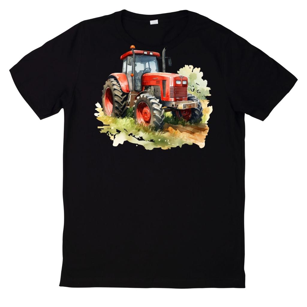 T-Shirt Farming Aquarell Traktor MotivWird in neuem Fenster oder Tab geöffnet
