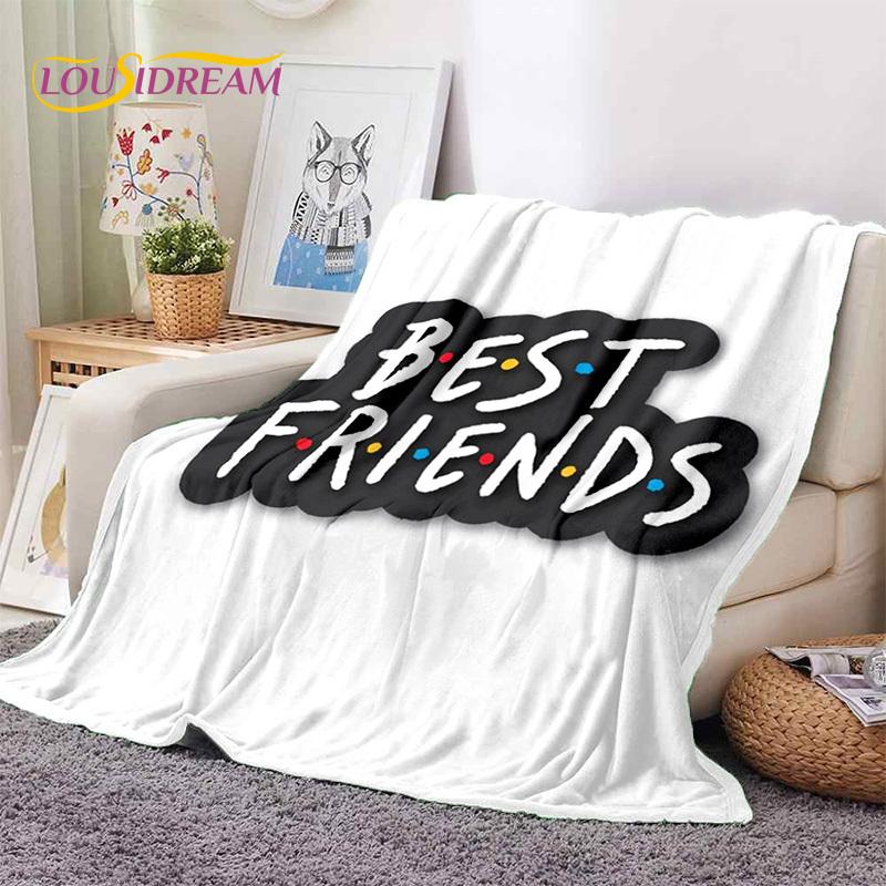 Latest Friends Classics TV 3D Soft Flannel Blankets,Throw Blanket Comfortable Blanket for Picnic Beds Sofa Home Bedroom Gift Kid