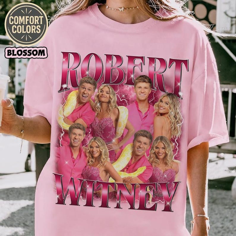 Унисекс винтажная футболка Robert Witney Bootleg, Унисекс футболка Robert And Witney Dancing With The Stars