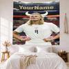 Haaland Custom Your Name Wall Decor Tapestry Art For Pet Memorial Birthdaywedding Party Backdrop Family Gift