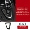 1pc For BMW F34 F35 3gt 5gt Series Carbon fiber style Car Gear Shift trim decals