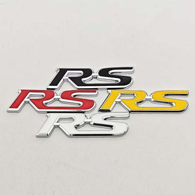 3D Металлическая эмблема логотип RS для стайлинга автомобиля, эмблема на переднюю решетку, наклейка на задний багажник для Honda Sport RS, автомобильные аксессуары