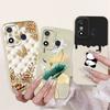 Чехол для Itel A27 A48 A25 A35 Стильный художественный ударопрочный Funda для Itel A60 A60s A70 Мягкий жидкий силиконовый бампер