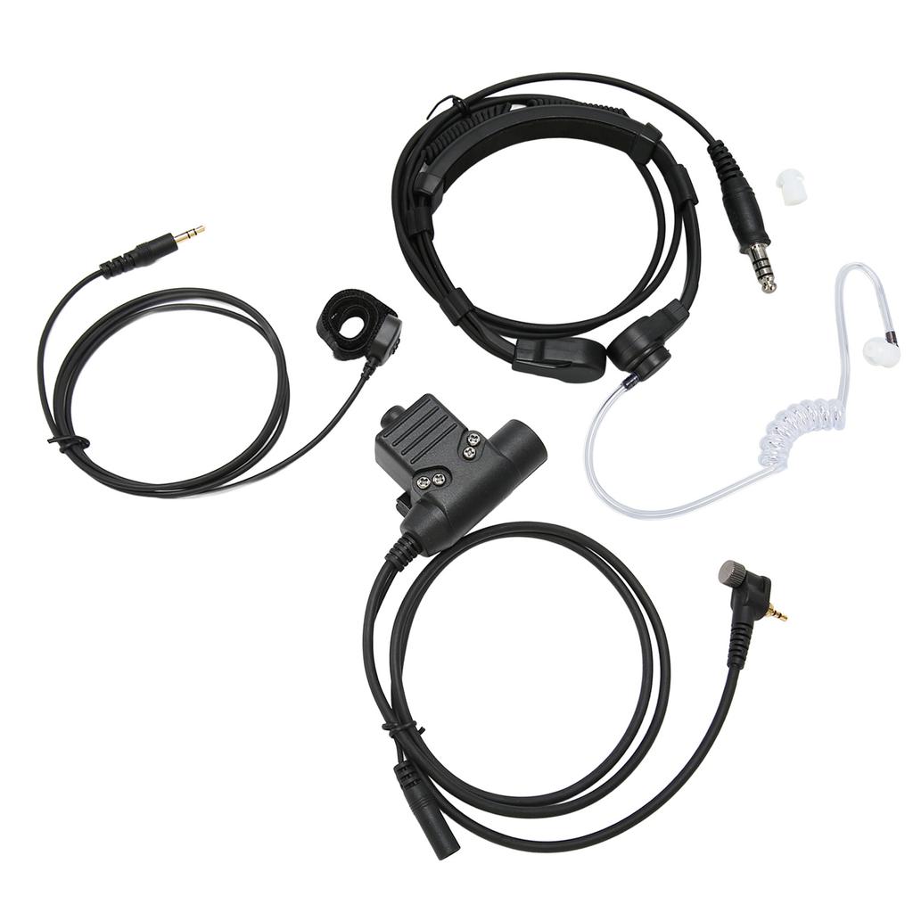7,1 мм ларингофон гарнитура телескопическая нажимной для разговора ларингофон вибрационный микрофон замена наушников для