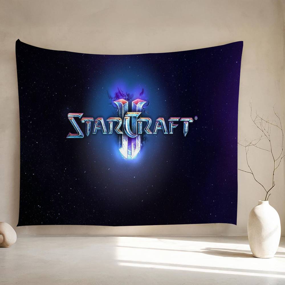 1 шт. Игровое искусство StarCraft 2 Гобелен Печать Арт Японский настенный гобелен Аниме Настенное украшение для дома