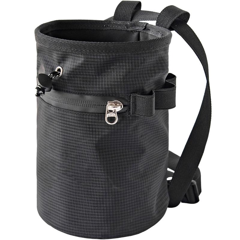Bouldering Chalk Bucket & Zippers Pockets Rock Climbing Chalk Bag Magnesia Pouches Nonslip Chalk Bag Easy Use