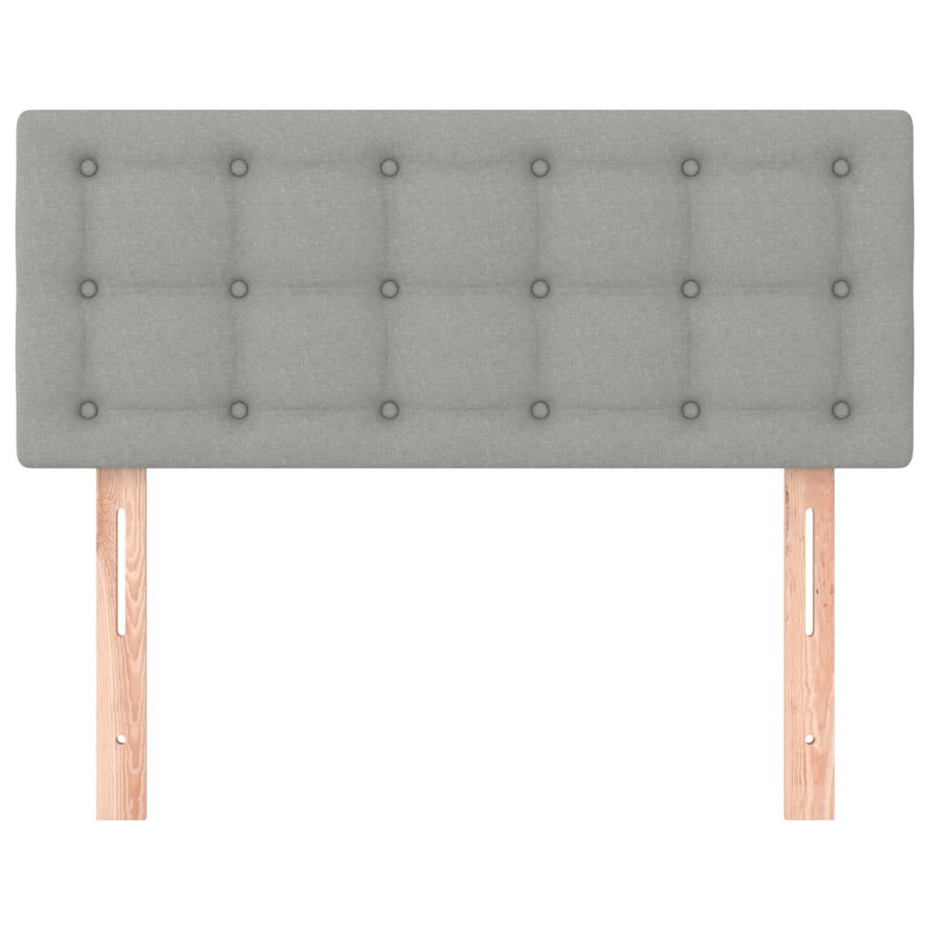 Headboard Light Grey 80x5x78 88 cm Fabric