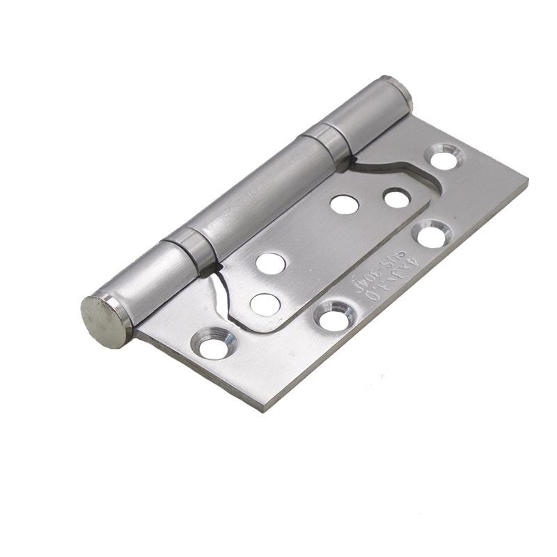 Бесшумные петли из нержавеющей стали толщиной 4 дюйма, без прорезей, матовая отделка