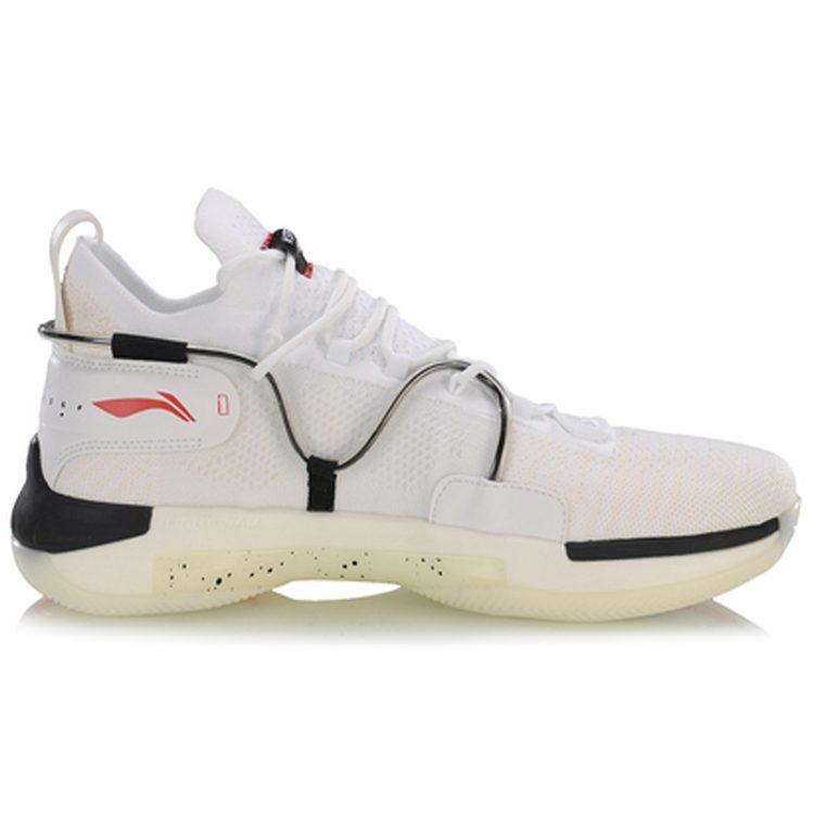 Li Ning Speed 6 Oreo Нескользящие Износостойкие Средние Баскетбольные Кроссовки Мужские Черно-Белые ABAP071-3