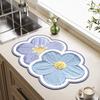 Привлекательный коврик для ванной комнаты, нескользящий, сильно впитывающий воду, легкий в уходе, супер впитывающий коврик для ванной и душа, товары для дома