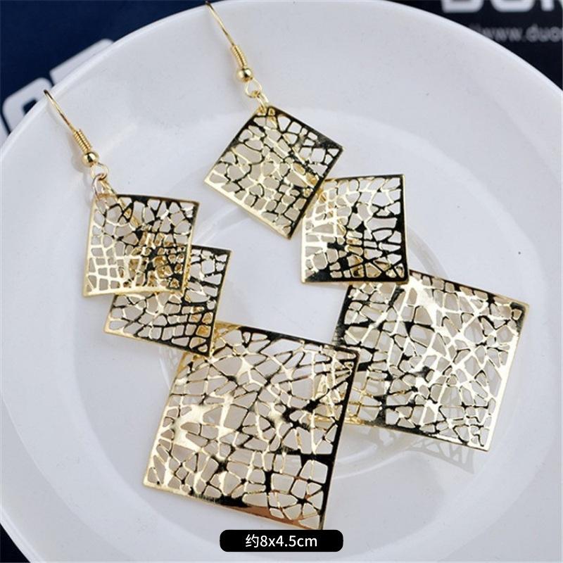 Модные преувеличенные нишевые темпераментные серьги с бахромой, ретро, личностные, универсальные серьги с пайетками, женские длинные украшения для ушей