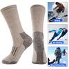 1 Pair Unisex Winter Socks High-tube Wool Socks for Hiking Sports Machine