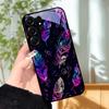 Для Samsung S23 S24 Ultra Модный чехол S24 Plus / S23+ S24+ Жесткий ПК Закаленное стекло Чехол для телефона Для Galaxy S23 FE Защитное стекло