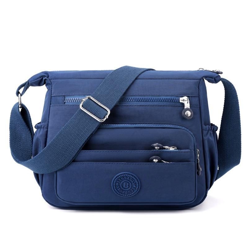 Нейлоновая ткань женская сумка через плечо сумка-мессенджер сумка для мамы многосекционная ткань Оксфорд водоотталкивающая женская сумка повседневная холщовая сумка