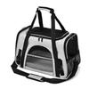 Portable Cat Carrier Bag, Breathable Polyester Soft-Sided Travel Pet Bag with Zipper Closure, Outdoor Pet Carrier