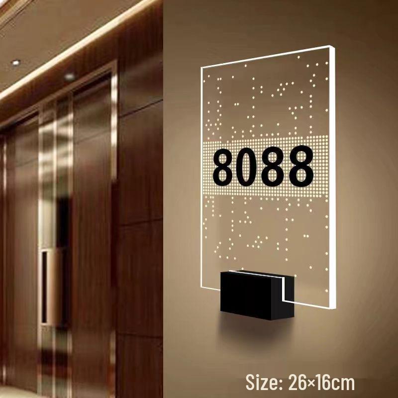 Guesthouse LED Acrylic Door Sign for Private Room