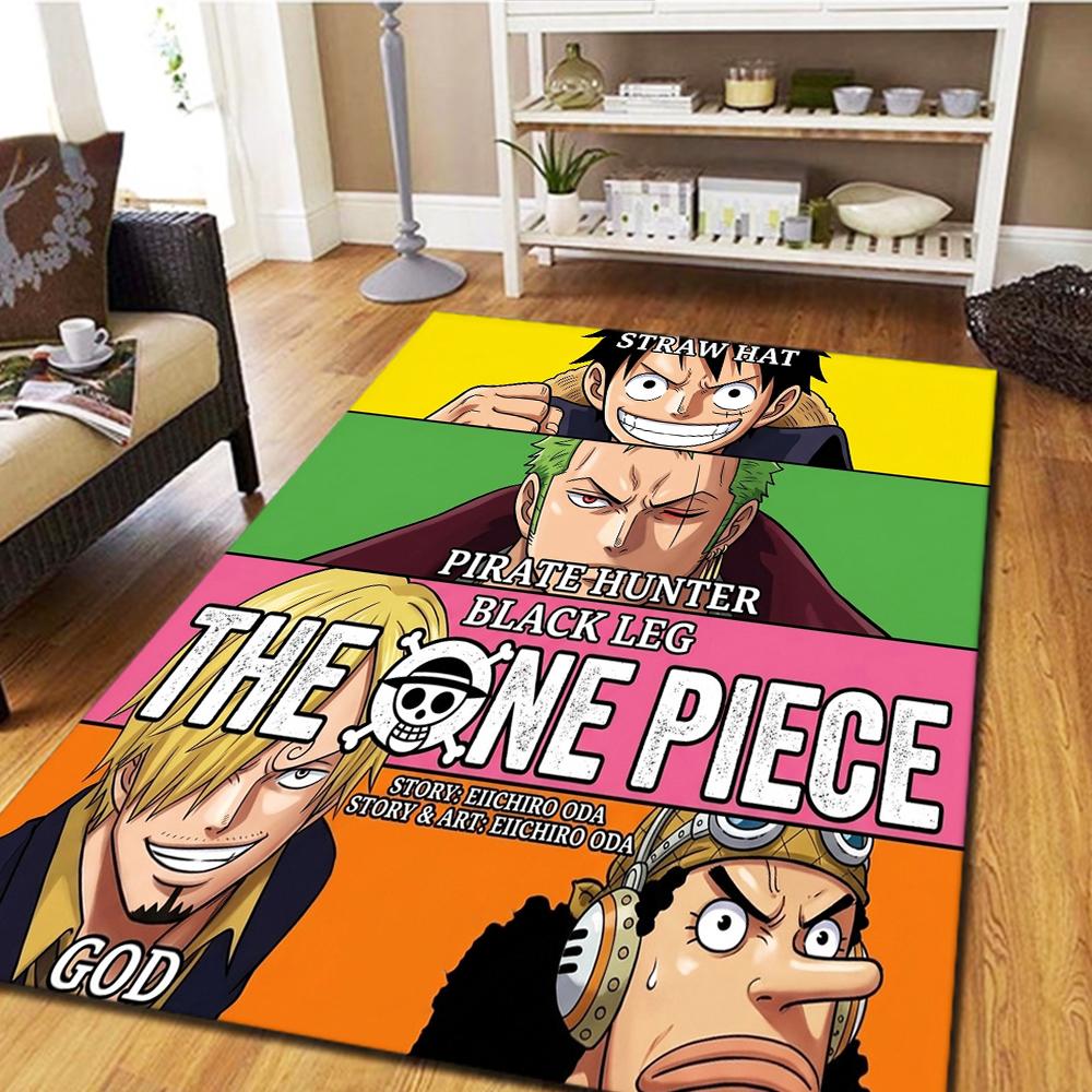 One Piece Bedroom Carpet, Home Decor Cool Movie Mat & Play Floor Mat for Living Room -HE38