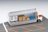Tomytec Коллекция грузовиков Коллекция грузовиков Логистический сайт Wing Van Set D Kyuso Delivery
