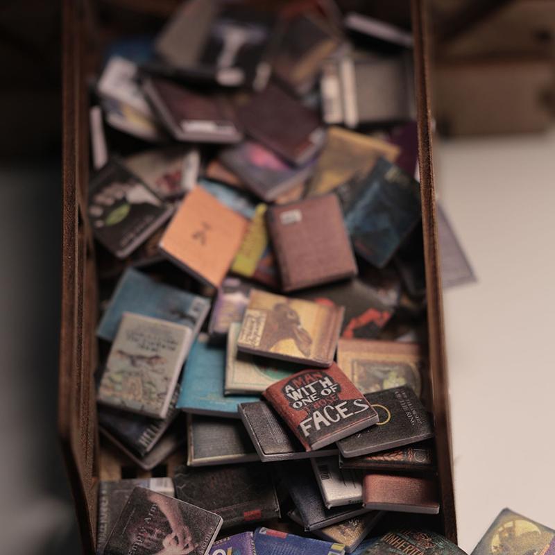 200 шт. Мини-роман, модель, классическая книга, не повторяющаяся, имитация, маленькие украшения, декоративная сцена для кукольного домика для дома, школы, путешествий