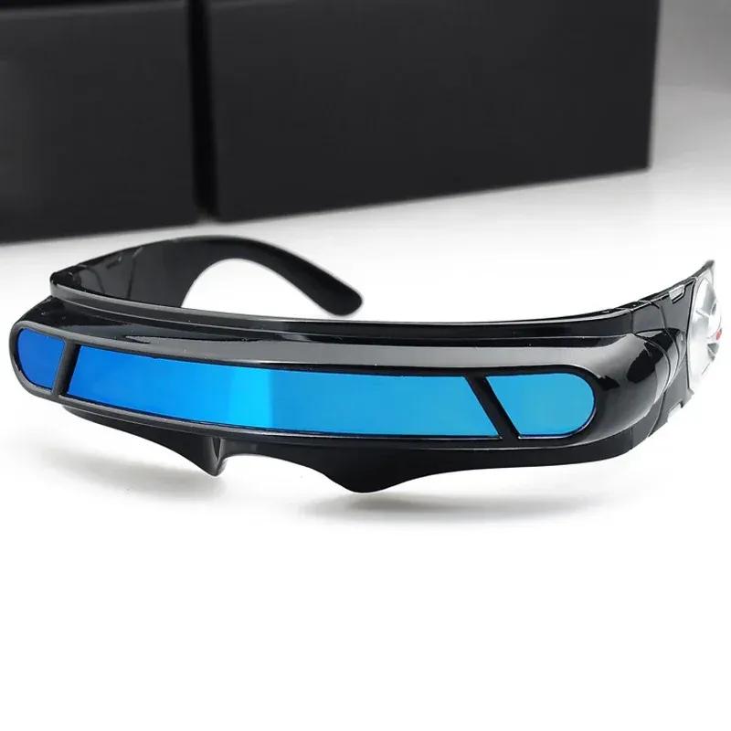 Солнцезащитные очки Cyclops из Людей Икс для Косплея, Поляризационные, для Мужчин и Женщин, Гибкий Материал, Щит, Дизайнерские Солнцезащитные Очки