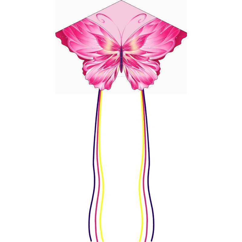Butterfly Kite With Glass Fiber Frame For Outdoor Recreation Kids And Adults