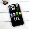 Band U-U2 Phone Case For iPhone17,16,15,14,13,12,11 Plus,Pro Magnetic with Magsafe Wireless Charging