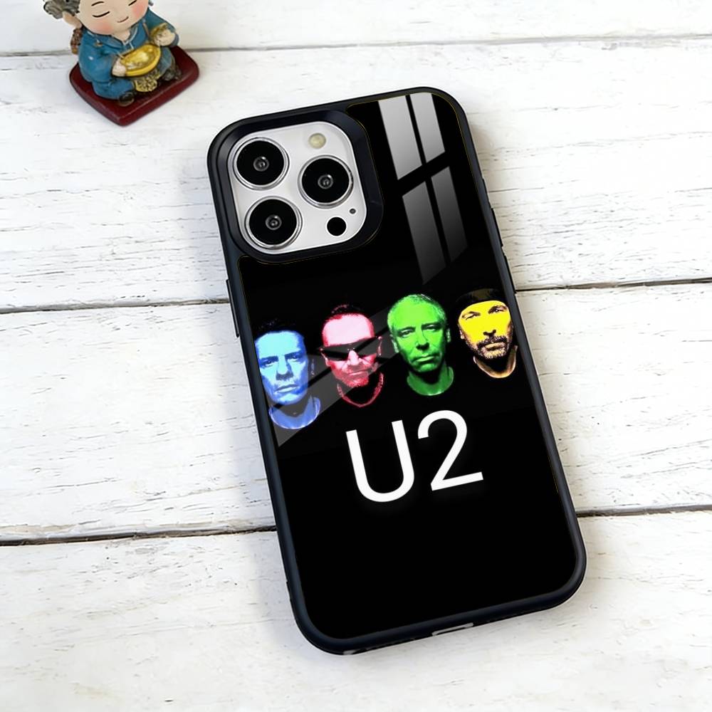 Band U-U2 Phone Case For iPhone17,16,15,14,13,12,11 Plus,Pro Magnetic with Magsafe Wireless Charging