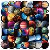 50 New Universe Planet Graffiti Stickers Electric Car Helmet TV Water Cup Trolley Box Stickers