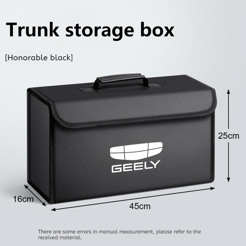 For GEELY coolray Starray emgrand emgrand tugella Car Trunk Storage Box Organizer Foldable Stowing Tidying Bag Car Accessories