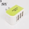 Тройное USB-портовое зарядное устройство для путешествий для телефона, планшета, 3 адаптера питания