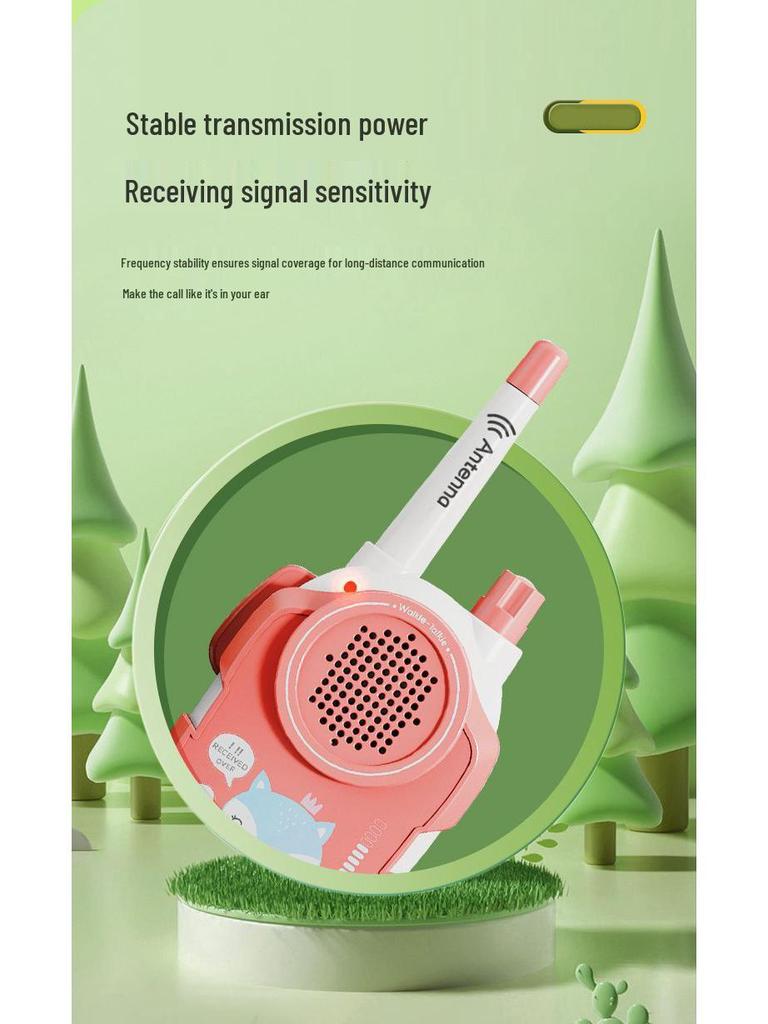 Детский набор раций: Интерактивные беспроводные игрушки для звонков для родителей и детей, умная уличная связь.