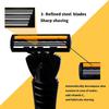 3-layer Stainless Steel Blade Men Razor Washable For Travel For Home Shaver Manual Shave Razors For Daily Face Care