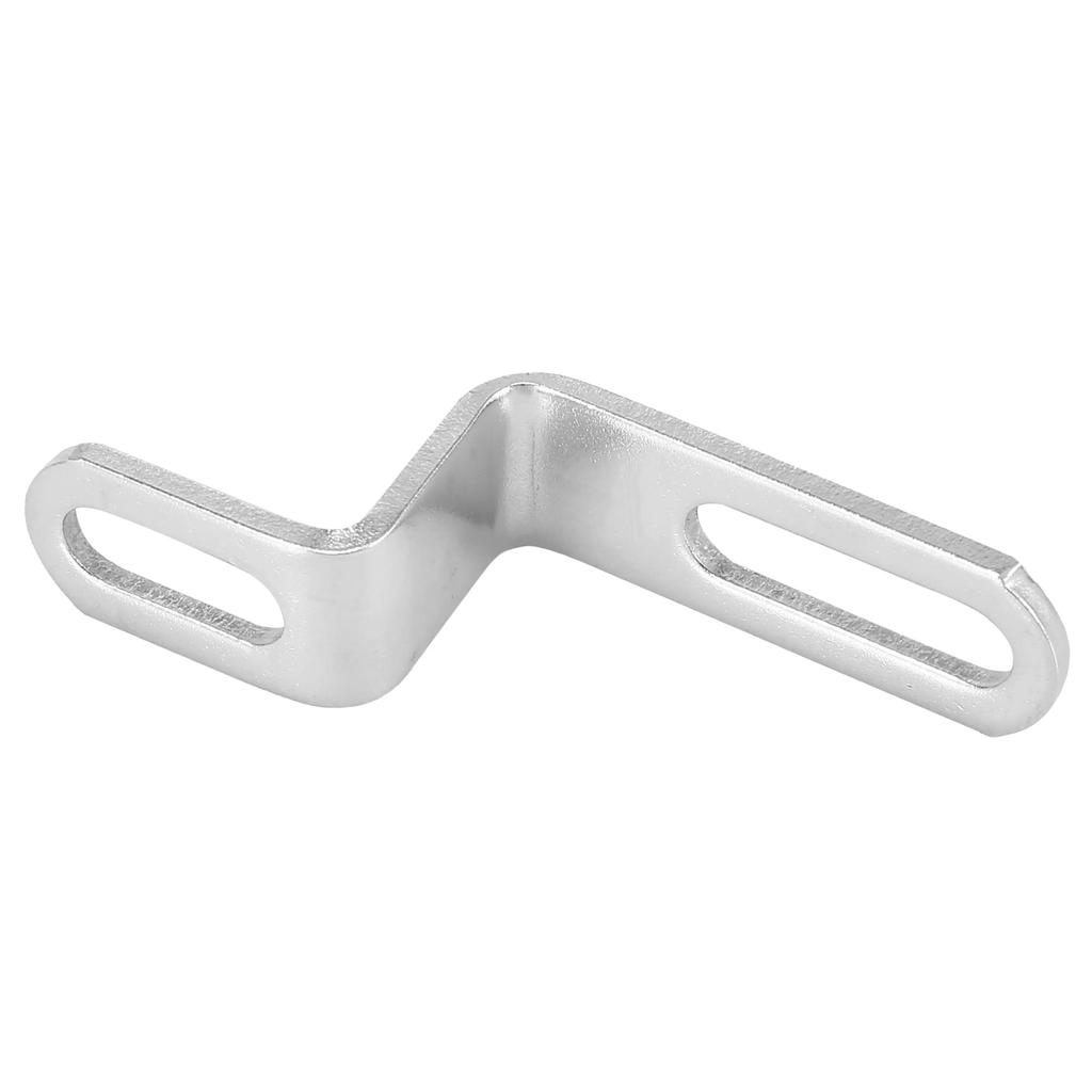 Motoforti Motorcycle Exhaust Pipe Bracket Z-Shaped Muffler Mounting Clamp Stainless Steel Silver Tone 20mm 30mm