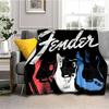 29 Стиль Новый Fender Ретро Гитарные Инструменты Музыка Логотип Одеяло, Мягкое Одеяло для Дома Спальни Кровати Дивана Путешествий Пикника Покрывало