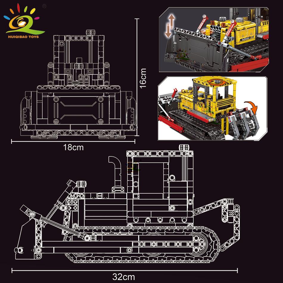 Нетоксичный Модель Строительного Грузовика Moc Конструктор Экскаватор Кран Машина Городская Строительная Техника Набор Кирпичей Для Детей Подарок Детям
