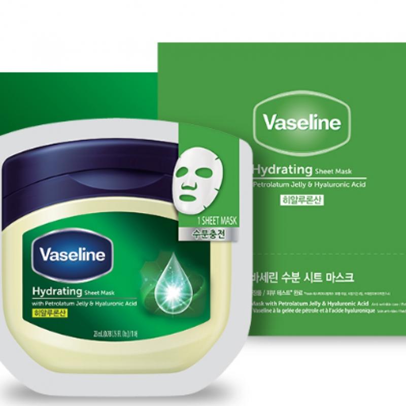 Вазелиновая увлажняющая тканевая маска Vaseline 10 шт.
