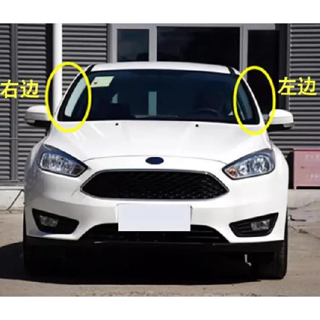 2 шт. Наружная боковая жесткая резиновая полоса для лобового стекла Ford-Focus 2012-2015 Защитная полоса лобового стекла Уплотнитель погоды BM51A03195AD