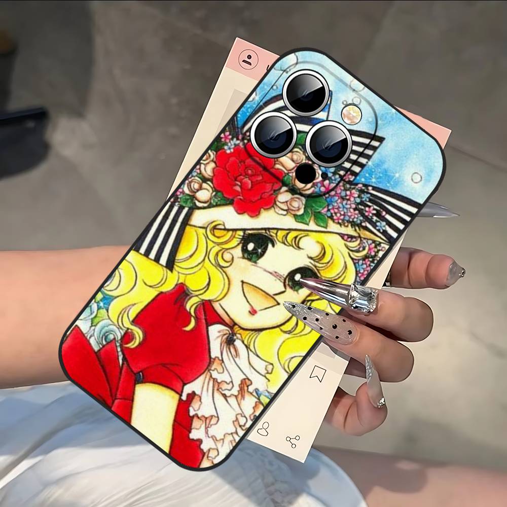 Чехол для телефона Manga C-Candy Candy для IPhone 17 16 15 14 13 12 11 PRO MAX PLUS Mini из ТПУ, мягкий, приятный для кожи