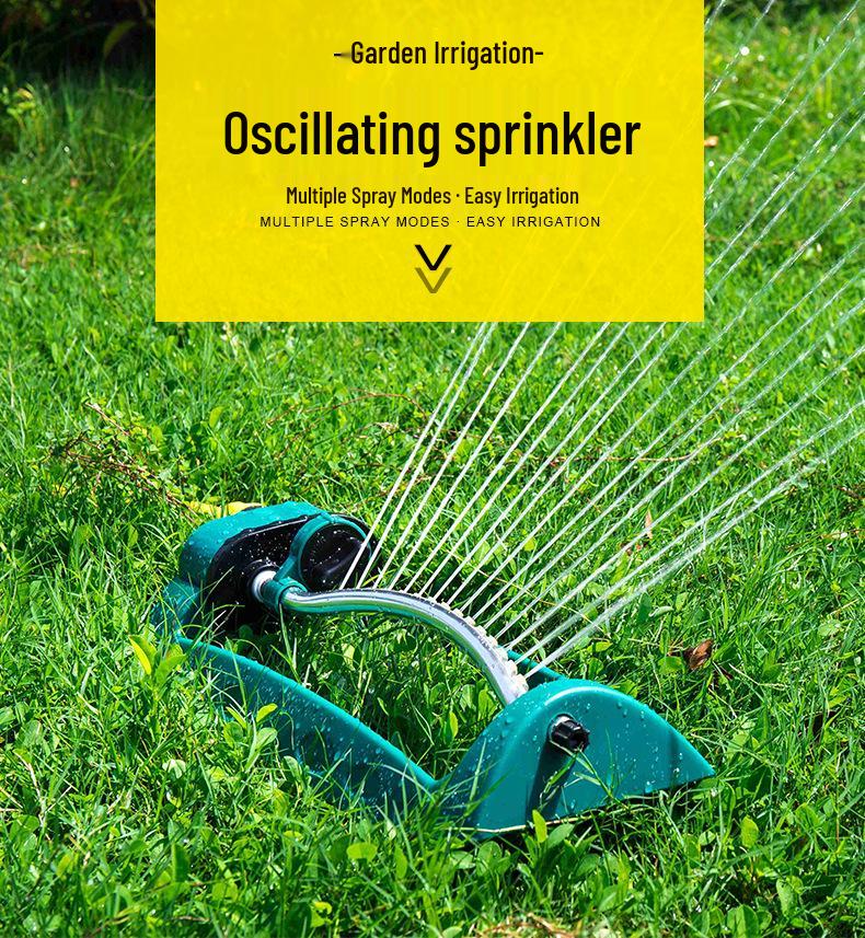 Automatic Oscillating Sprinkler for Lawn, Garden & Agriculture