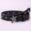 Dopamine Belt Women'S Pentagon Star Hollow Jeans With Dress Accessories Millennium Belt