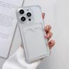 Shockproof Card Slot Silicone Soft Case Cover For Iphone 16 Pro Max 15 14 13 12 Pro MAX 12 Pro 11 X XR XS 7 8 Plus Clear Mobile Phone Case