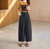 Women's High Waist Pleated Wide Leg Pants Casual Loose Fit Trousers