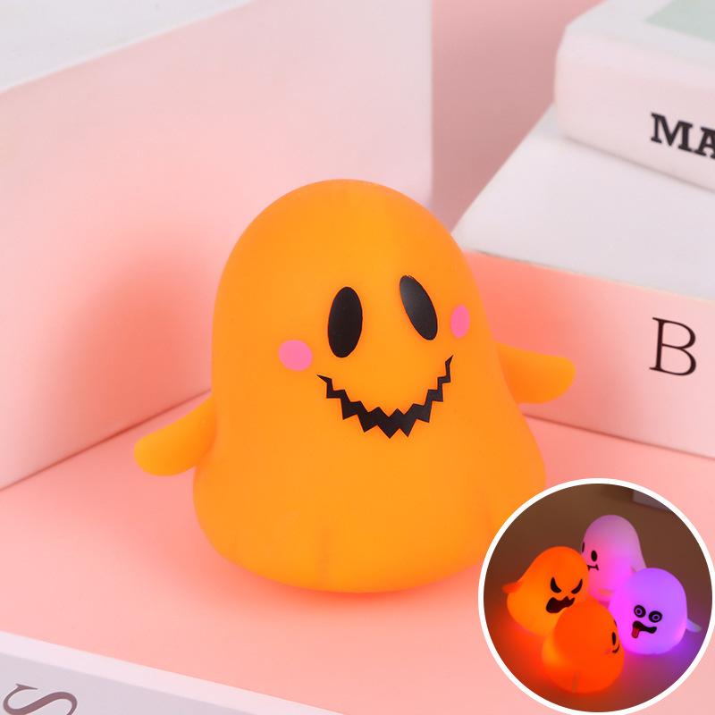 New explosion, Halloween large smiley face, ghost maltose pinch music, squeeze slow rebound decompression toy