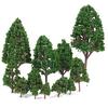 12PCS Plastic Model Trees Architectural Models for Railroad Layout Garden Landscape Scenery Style 2