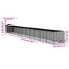 Vidaxl Kurnik Z Wybiegiem, Antracytowy, 117X1221X123 Cm, Stal