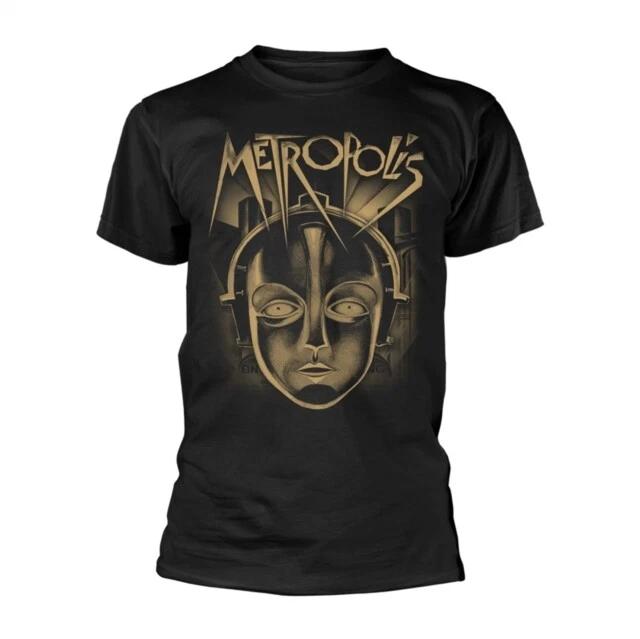 Plan 9 Metropolis Face Официальный мерч Хлопковая футболка 100% Мужские футболки Топ M/L/XL Новый-