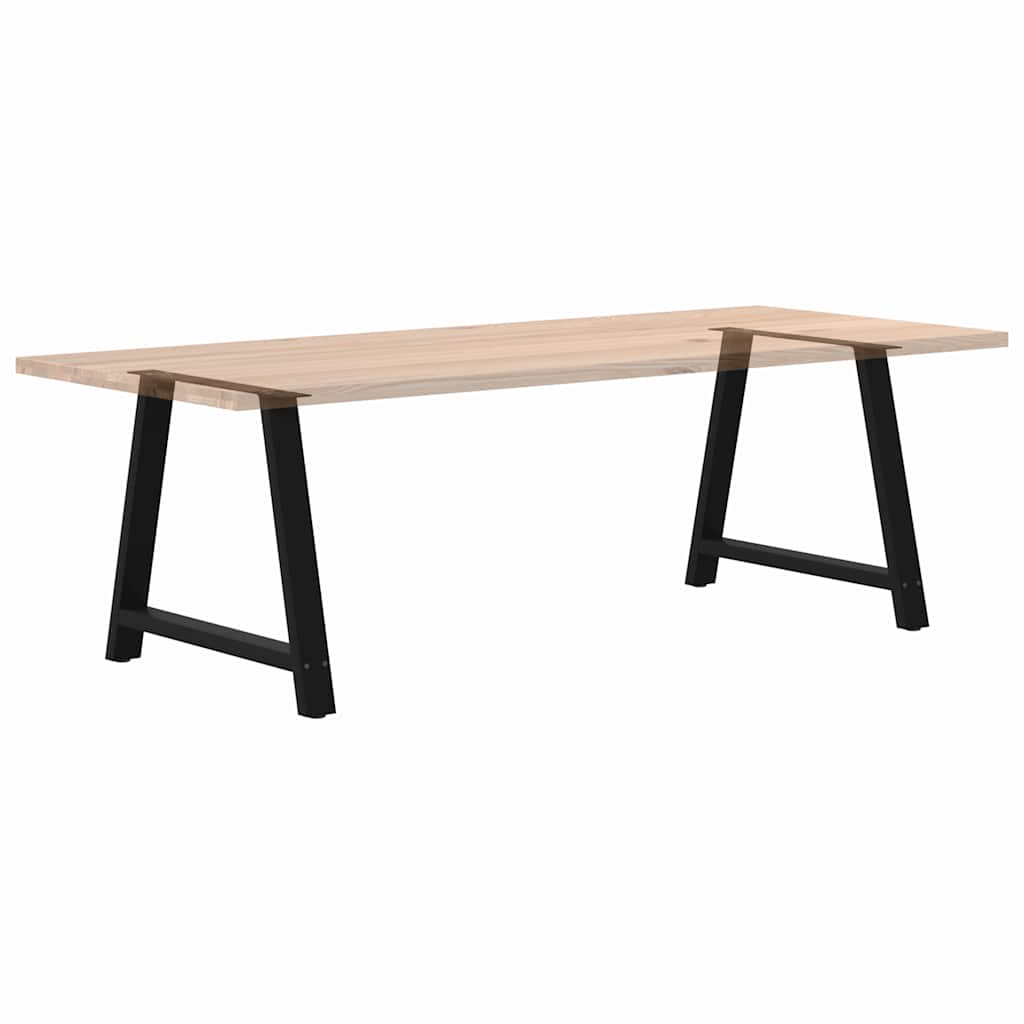 Vidaxl Nogi Do Stolika Kawowego, 2 Szt., Czarne, 90X(72-73) Cm, Stal